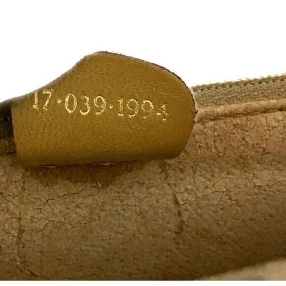 Authentic GUCCI Micro GG Logo Wristlet Cosmetic Pouch Bag Beige - Picture 7 of 7